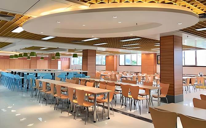 單位食堂內部領導餐廳環境圖片